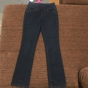 Jag jeans 2P high rise bootleg dark wash